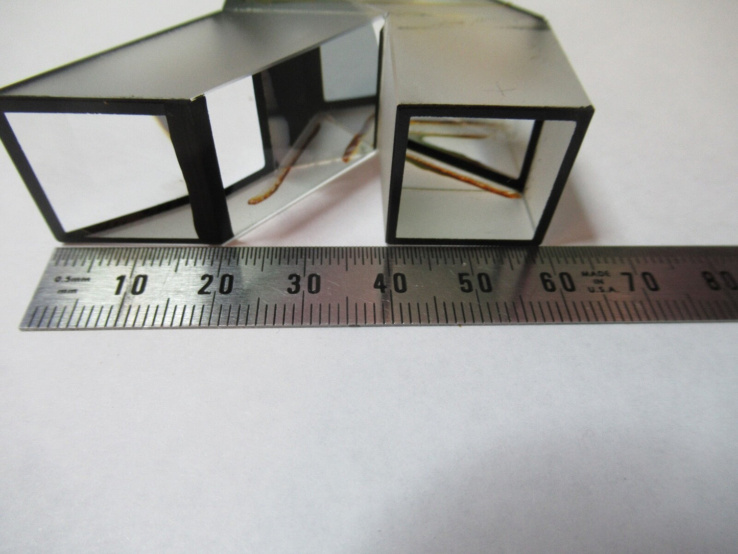 WILD HEERBRUGG SWISS PRISM ASSEMBLY OPTICS MICROSCOPE PART AS PICTURED  S2-C-116