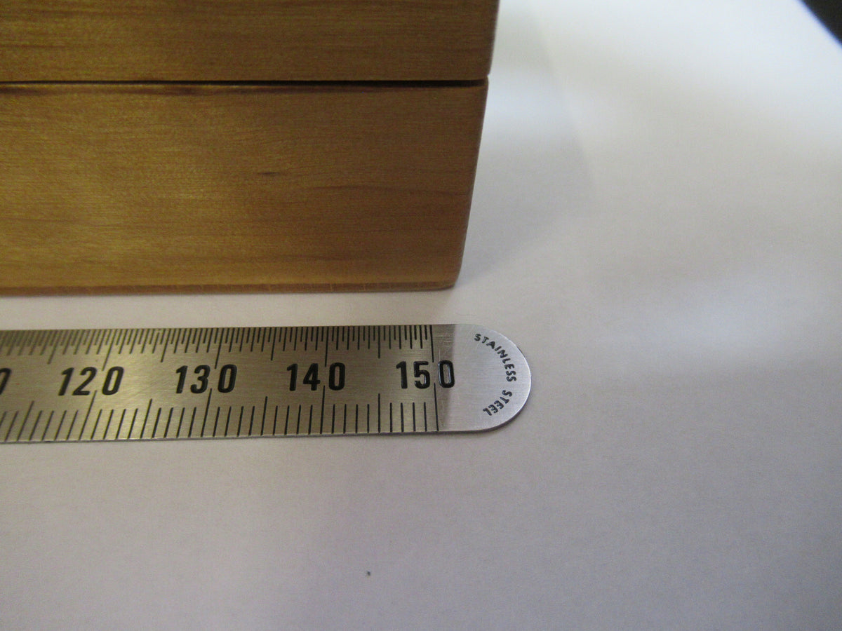 Antique Empty Wood Box Ernst Leitz Germany Microscope Part
