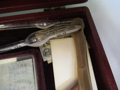 HEMACYTOMETER + NEUBAUER + PIPETTES MICROSCOPE PART AS PICTURED 18-FT-20