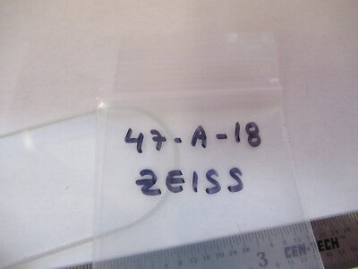 ZEISS GERMANY GLASS CLEAR FILTER MICROSCOPE PART OPTICS AS PICTURED &47-A-18A