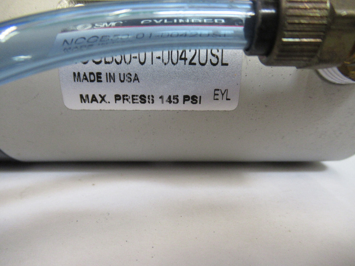 PNEUMATIC AIR SMC JAPAN  NCGB50-01-0042USL CYLINDER AS PICTURED &H2-A-49