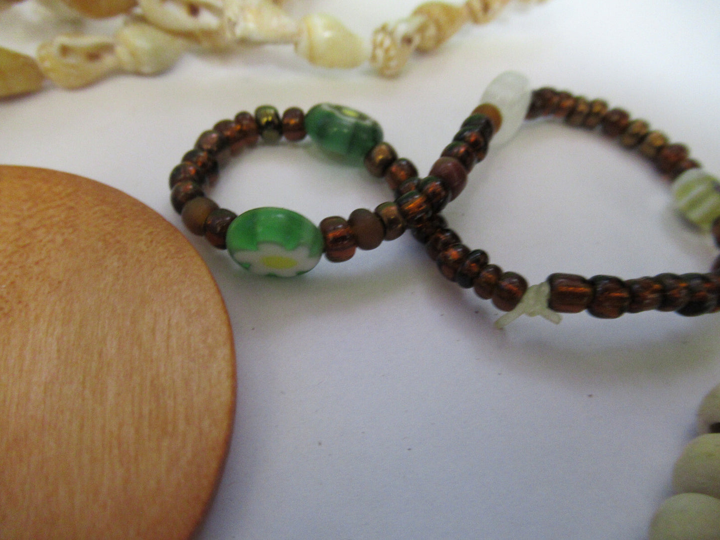 LOT JEWELRY FANTASY HANDMADE WRISTBAND NECKLACE ETC AS PICTURED X4-A-65