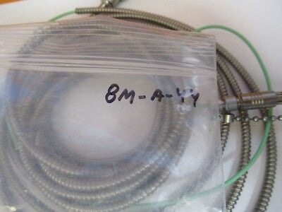 KISTLER ARMORED CABLE for PRESSURE SENSOR FORCE LOAD CELL AS PICTURED &8M-A-44