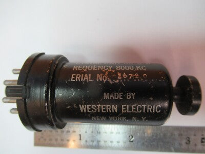 Western Electric Quartz Crystal 8,000 Kc Frequency Radio