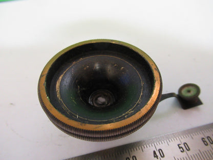 Antique Bausch & Lomb Set of Brass Knob Microscope Part