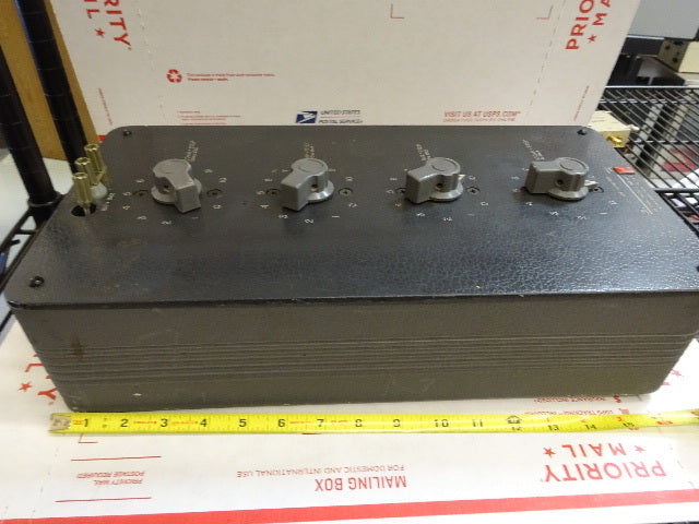 Decade Inductor General Radio 1490-F broken lead , working, sold