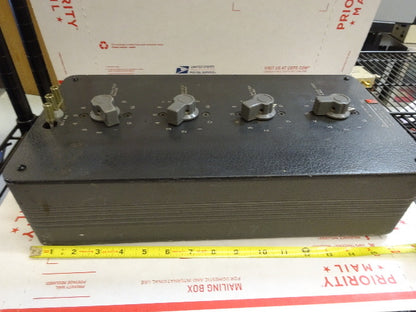 Decade Inductor General Radio 1490-F broken lead , working, sold