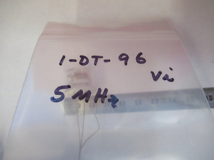 BELL LABS 5.000 MHz RESONATOR GLASS PKG FREQUENCY CONTROL AS PICTURED &1-DT-96