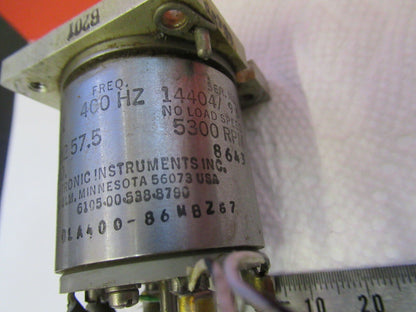 TACHOMETER 400Hz 15SM901  MOTOR AIRCRAFT PART  AS PICTURED &8Z-A-67