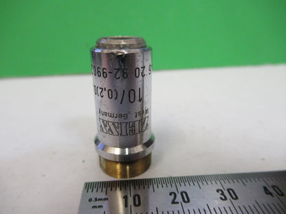 CARL ZEISS OBJECTIVE 10X EPIPLAN MICROSCOPE PART OPTICS AS PICTURED X9-B-83