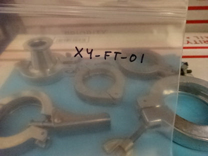 High Vacuum Clamps Fixtures Adapters Lot