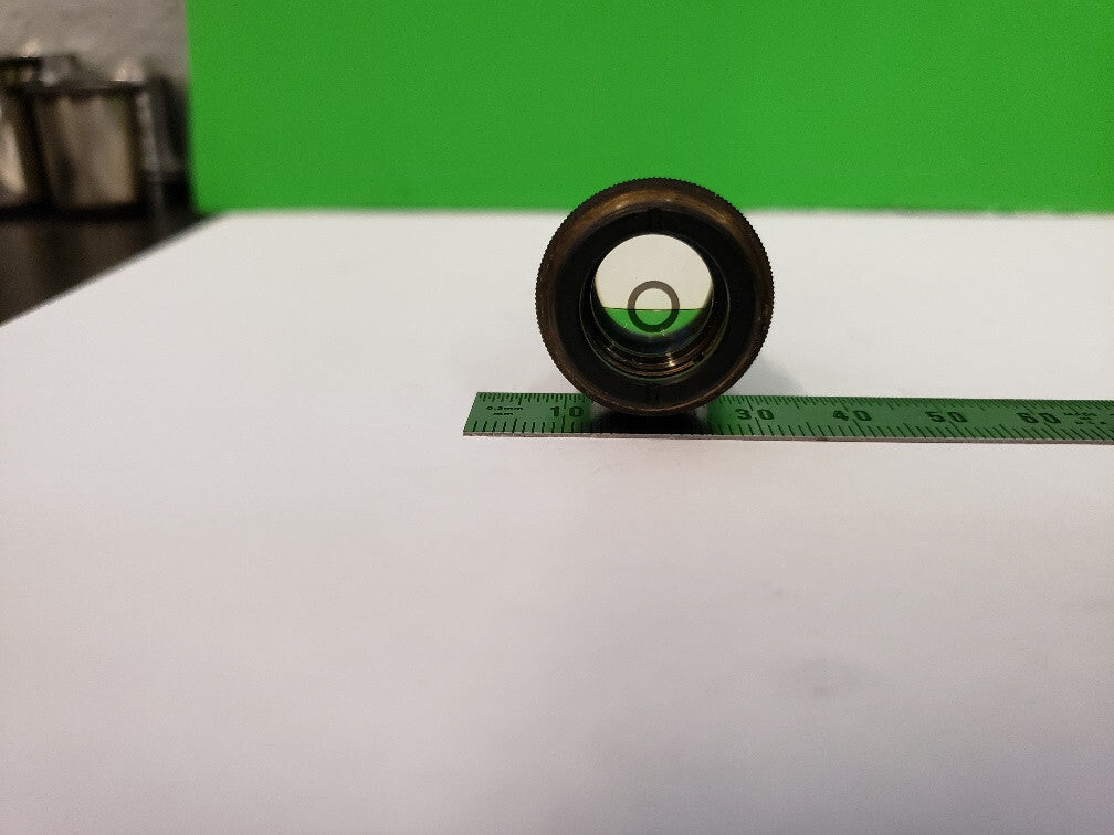 WILD HEERBRUGG OBJECTIVE PHASE FLUOTAR 10X MICROSCOPE PART AS PICTURED h2-a-72