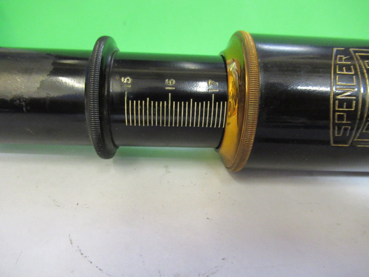 Spencer Lens Co. American Optical Co. Antique Tubus + Nosepiece Old Microscope Part