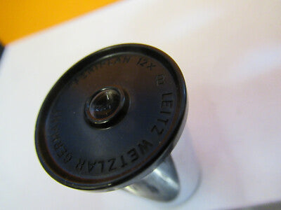 LEITZ GERMANY EYEPIECE 12X LENS OPTICS MICROSCOPE PART AS PICTURED &8Y-A-73
