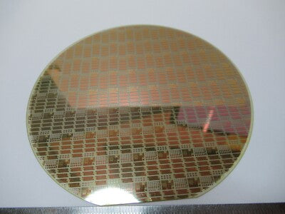 SAPPHIRE WAFER CRYSTAL with COMPONENTS PLATINUM GOLD COAT AS PICTURED &18-A-59