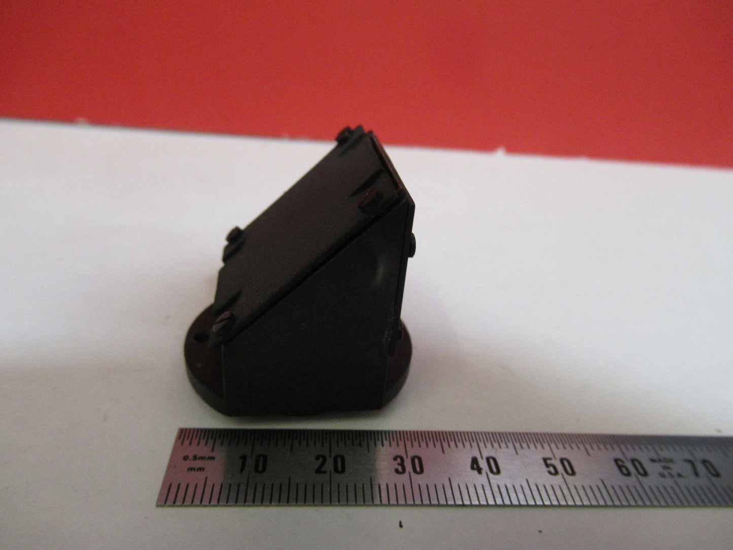 KYOWA JAPAN HEAD GLASS PRISM OPTICS MICROSCOPE PART AS PICTURED T9-A-54