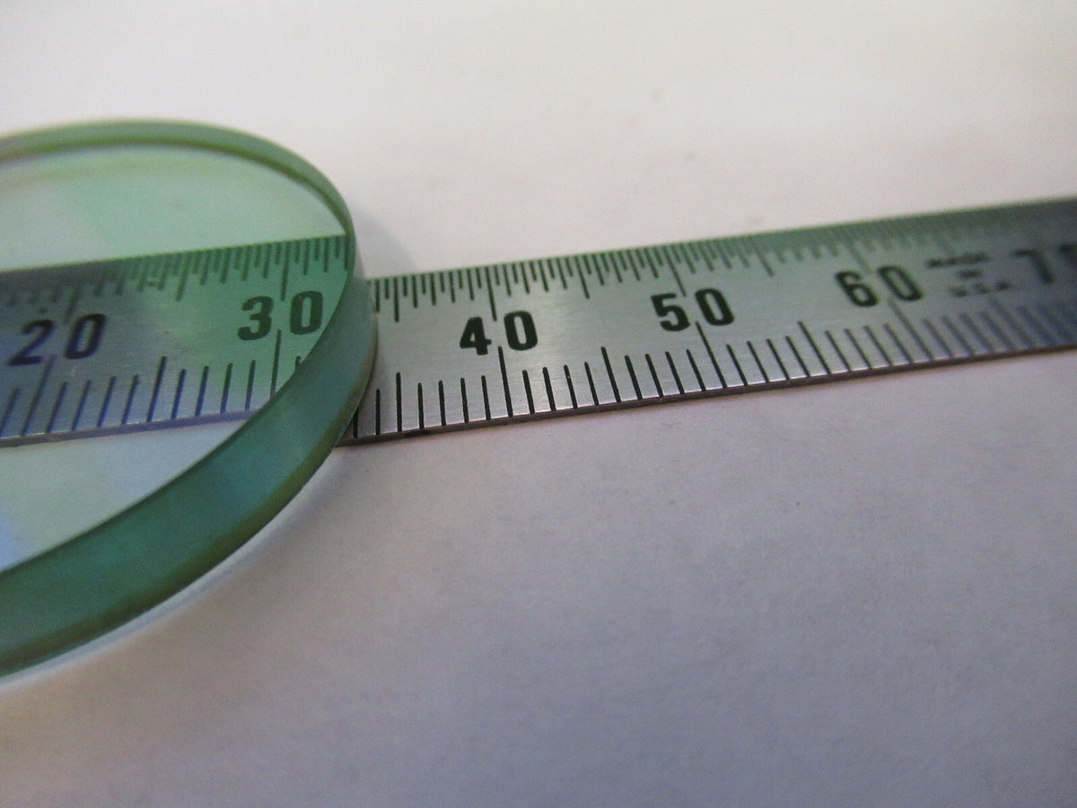 OPTICAL HEAT ABSORBING GLASS FILTER MICROSCOPE PART OPTICS AS PICTURED S1-B-12