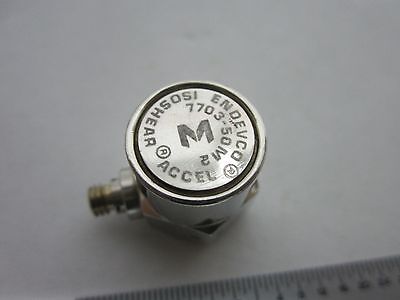 ENDEVCO MEGGITT ACCELEROMETER 7703-50 SENSOR VIBRATION CALIBRATION  BIN#R3-16