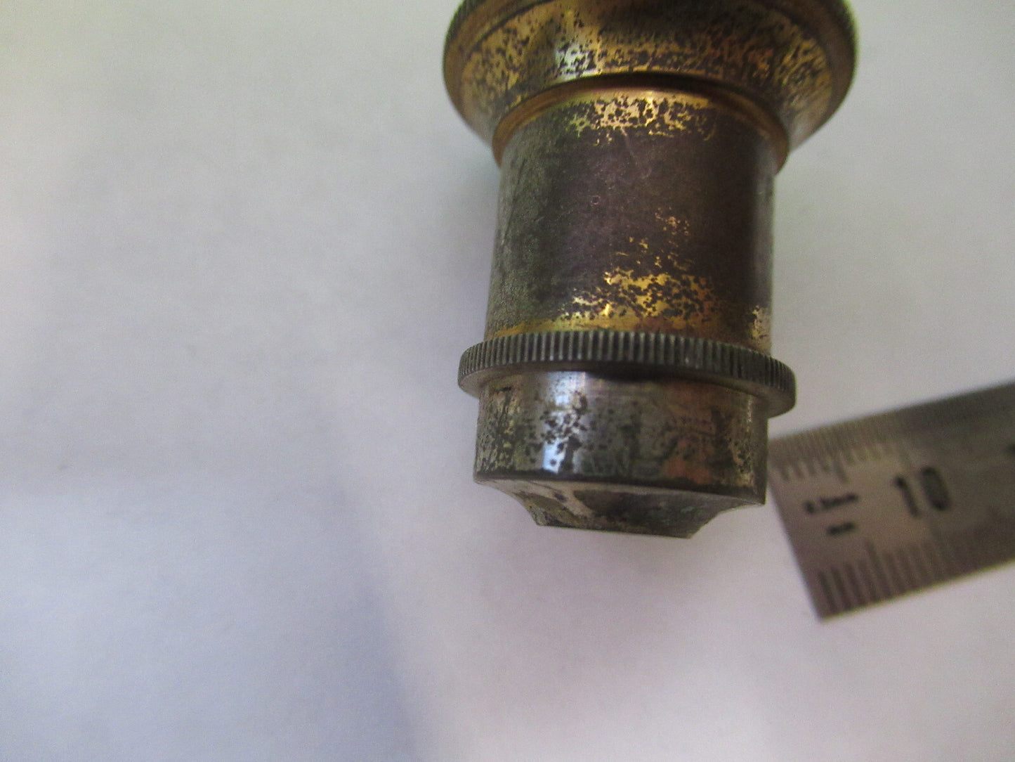 WATSON LONDON ANTIQUE BRASS OBJECTIVE MICROSCOPE PART OPTICS AS PICTURED X6-A-88