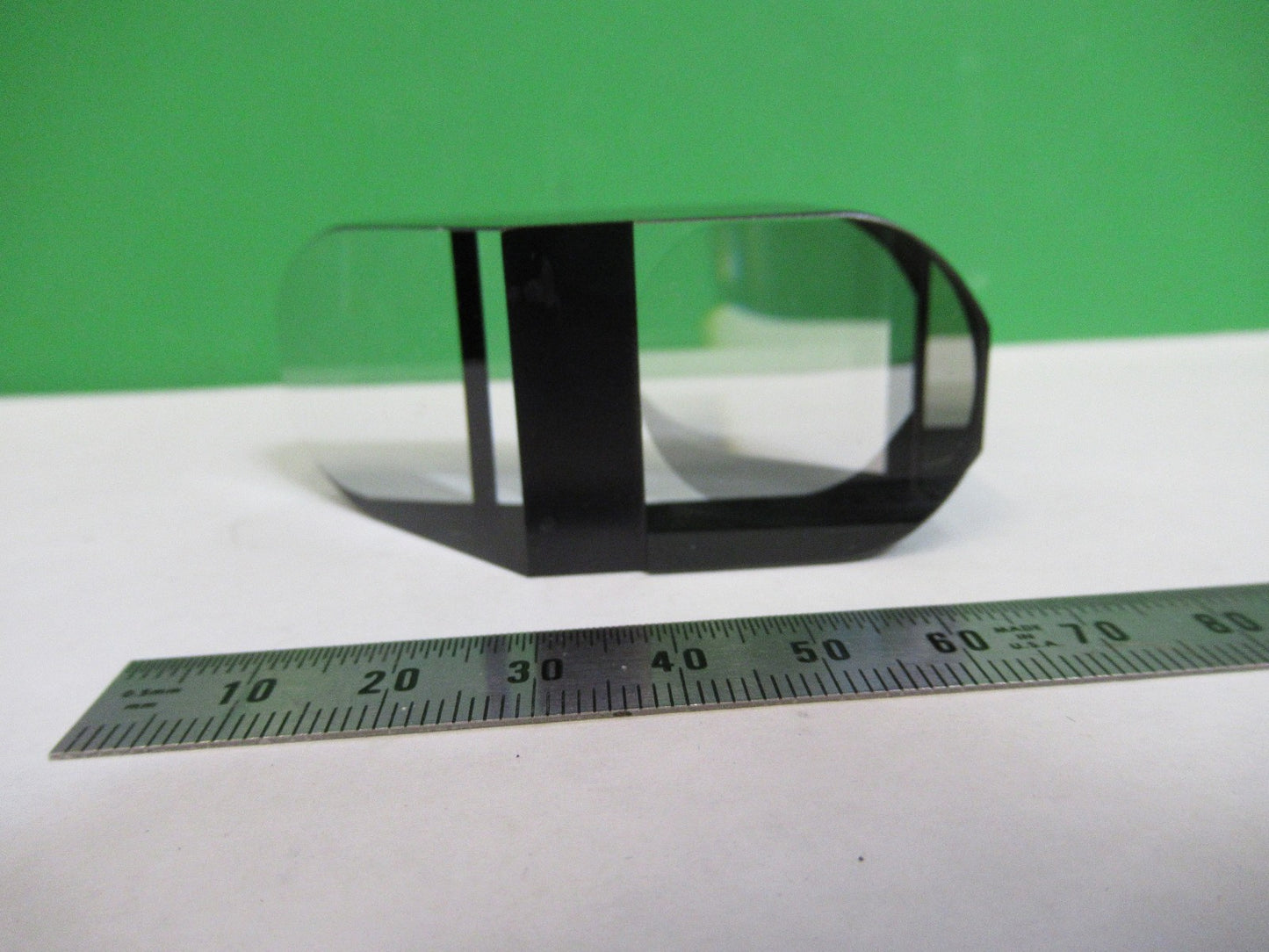 AUS JENA GERMANY HEAD GLASS PRISM OPTICS MICROSCOPE PART AS PICTURED T2-A-28