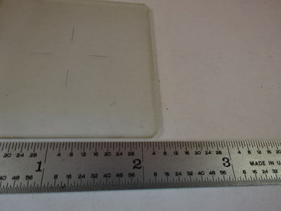MICROSCOPE PART TARGET RETICLE OPTICS AS IS #M6-A-72