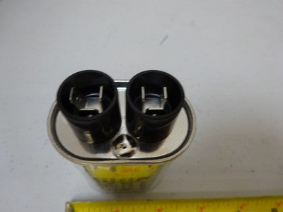MICROWAVE CAPACITOR 2100 VOLTS 1.05 micro FARADS HIGH VOLTAGE AS IS BIN#TD-1