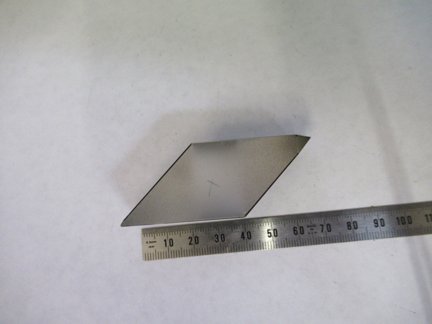 ZEISS GERMANY GLASS PRISM HEAD OPTICS MICROSCOPE PART AS PICTURED S7-A-53