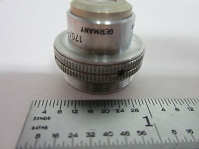 MIKROSKOPTEIL OBJEKTIV LEITZ DEUTSCHLAND 3.5X OPTIK WIE BESEHEN BIN#K2-20