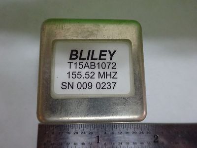 OSCILLATOR QUARTZ FREQUENCY CONTROL BLILEY 155.52 MHz STANDARD NICE BIN#B1-HA-06