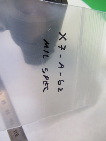 OPTICAL MIL SPEC HEAVY LENS ASSEMBLY LASER OPTICS AS PICTURED X7-A-62
