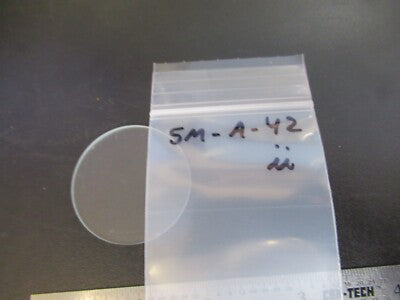 OLYMPUS JAPAN GLASS DIFFUSER FILTER OPTICS MICROSCOPE PART AS PICTURED &5M-A-42