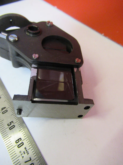 Antique Bausch & Lomb Optics Glass Prism Microscope Part