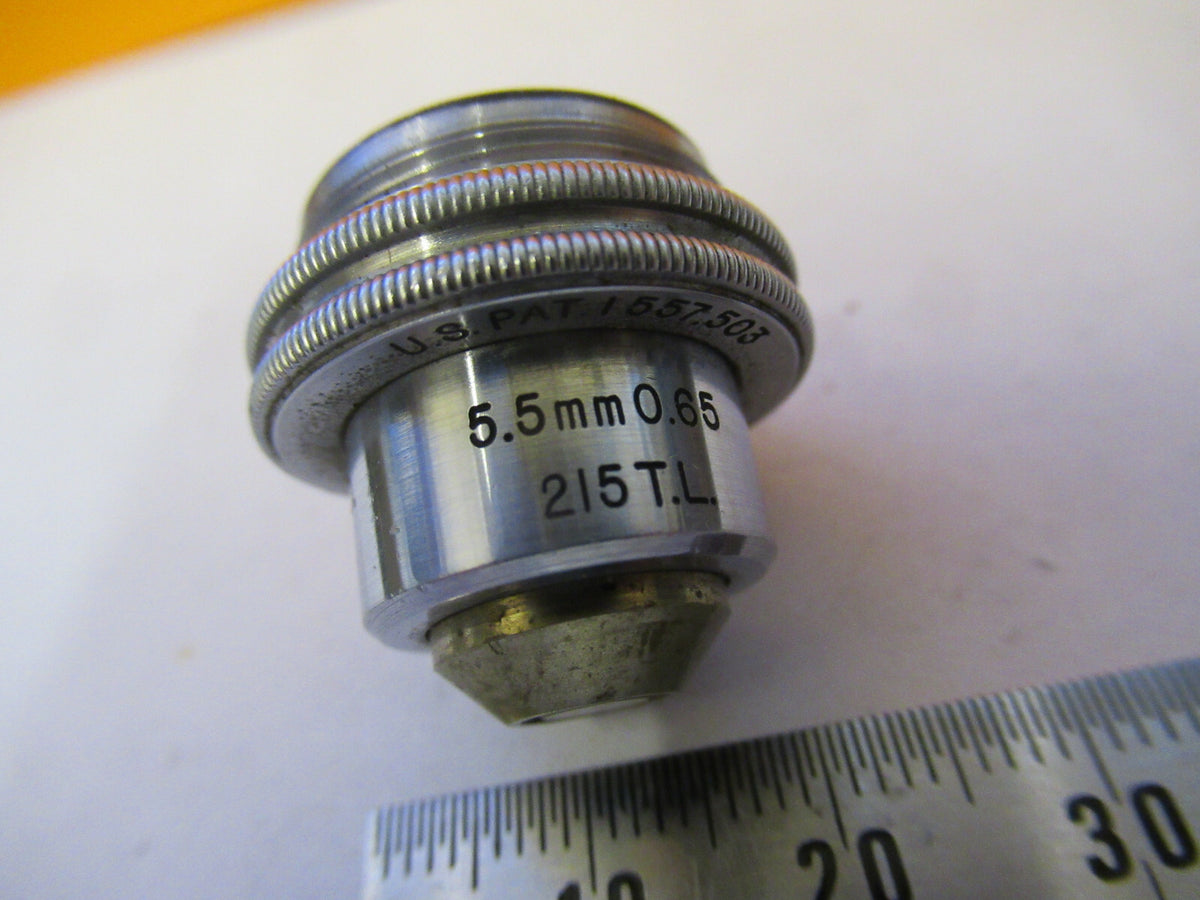 Bausch & Lomb Objective 5.5mm tubus 215mm Microscope Part