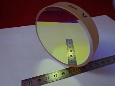 OPTICAL FLAT ZERODUR DICHROIC MIRROR 1/10 WAVE LASER OPTICS AS PICTURED &6-A-24
