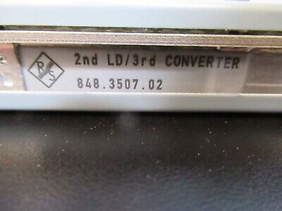 BOARD for ROHDE & SCHWARZ EMI RECEIVER 2nd LO 3rd CONVERTER 848.3507.02 &B5-A-09