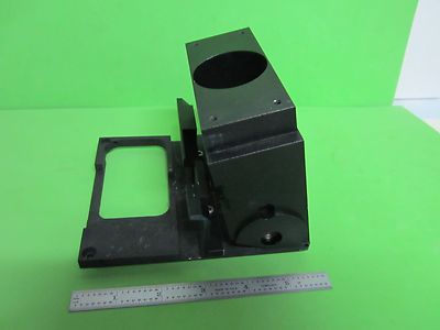 MICROSCOPE PART POLYVAR REICHERT LEICA LENS HOLDER HEAD AS IS BIN#S2-02
