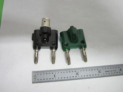 Lot 2 Ea Pomona BANANA to BNC & 10-32 Adapter
