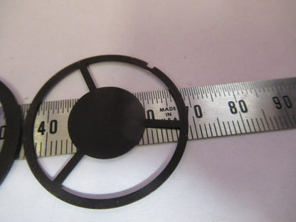 DARK FILED RINGS BAUSCH LOMB  OPTICS MICROSCOPE PART AS PICTURED &S9-A-19