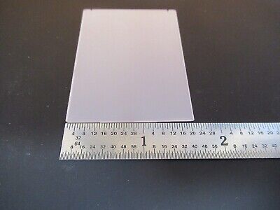 QUARTZ PLATE SINGLE CRYSTAL X-CUT PIEZOELECTRIC BLANK AS PICTURED &3K-A-97