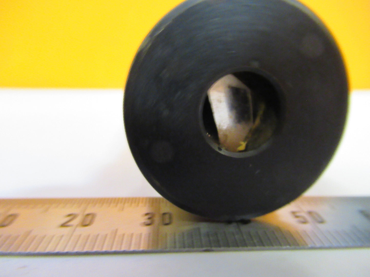 ANTIQUE BRASS POLARIZER EYEPIECE BECK LONDON MICROSCOPE PART AS PICTURED Y2-A-65