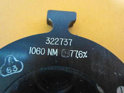 OPTICAL filter 1060 nm AS IS LASER OPTICS BIN#40-08