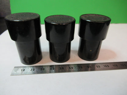 SPENCER AO EMPTY LOT PLASTIC OBJECTIVE CANS MICROSCOPE PART AS PICTURED  X2-A-84