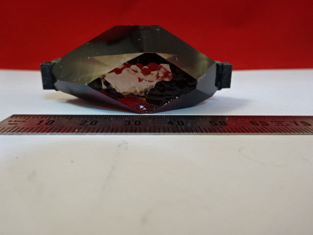 RARE BOULE GAMMA IRRADIATED SMOKY SYNTHETIC QUARTZ CRYSTAL HIGH PRESSURE &5-DT-E