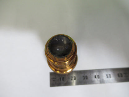 Antique Brass Bausch & Lomb 1 in Objective Microscope Part