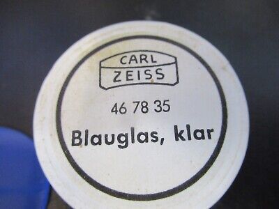 CARL ZEISS DEUTSCHLAND 467835 BLAUES GLASFILTERMIKROSKOPTEIL WIE BILD &amp;50-A-55 