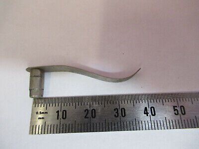 ANTIQUE BAUSCH LOMB RARE STAGE CLIP HOLDER  MICROSCOPE PART AS PICTURE #vB7-A-03