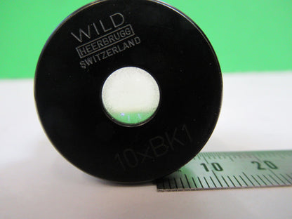 EYEPIECE WILD HEERBRUGG SWISS 10xBK1 OPTICS MICROSCOPE PART AS PICTURED T6-A-67