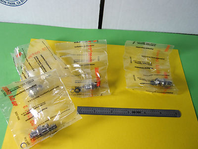 LOT 4 EA BNC CONNECTOR ASSEMBLIES AS IS BIN#28-93