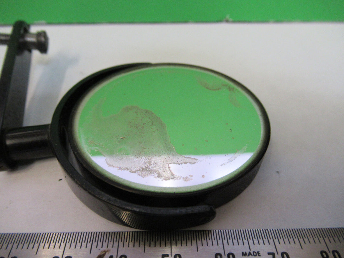 For Parts BAUSH LOMB ANTIQUE MIRROR OPTICS MICROSCOPE PART AS PICTURED G8-A-15