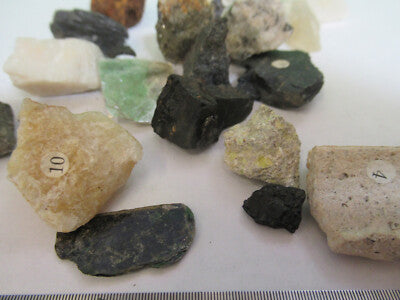 Bag of Minerals Rocks Lot Collection